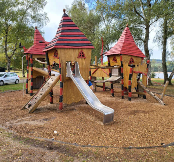 Structure de jeux personnalisé en bois robinier